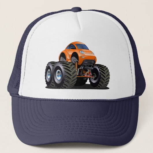 Comic-Monstertruck Truckerkappe (Vorderseite)
