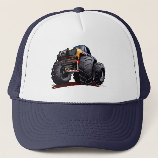 Comic-Monstertruck Truckerkappe (Vorderseite)