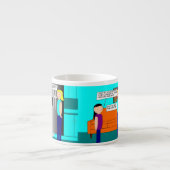 Comic Mug 2 Espressotasse (Vorderseite)