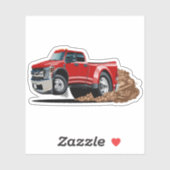 Comic-Muscle-Pickup Aufkleber (Blatt)