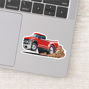 Comic-Muscle-Pickup Aufkleber