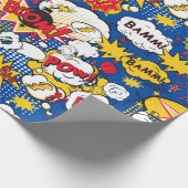 Comic-Muster Geschenkpapier (Ecke)