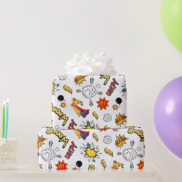 Comic-Muster Geschenkpapier