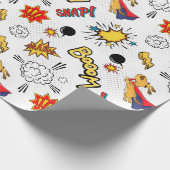 Comic-Muster  Geschenkpapier (Ecke)