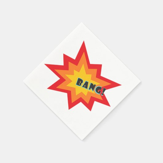 Comic Napkins für Party Serviette (Ecke)