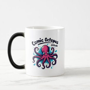 Comic Octopus: Spaß & Quirky Seebad Höhe Verwandlungstasse