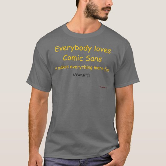 Comic ohne ist Spaß T-Shirt (Vorderseite)