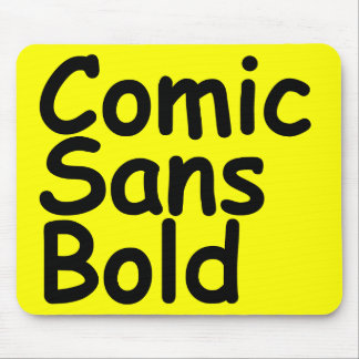 Comic ohne mutige Mausunterlage Mousepad