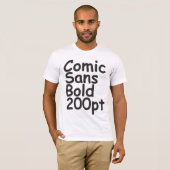 Comic ohne mutigen 200 Pint T-Shirt (Vorne ganz)