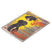 Comic-Oper Playbill 1897 Notizblock (Linke Seite)