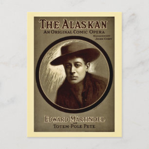 Comic Oper The Alaskan Vintages Musikposter Postkarte