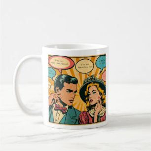 Comic Paar lustige ADD Kaffeetasse