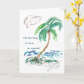 "Comic Palm #2"/"Agenda #1" Karte (Gelbe Blume)