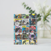 Comic-Panel 5x5 Postkarte (Stehend Vorderseite)