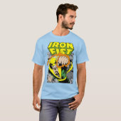 Comic-Panel-Art-Punch von Marvel Iron Fist T-Shirt (Vorne ganz)