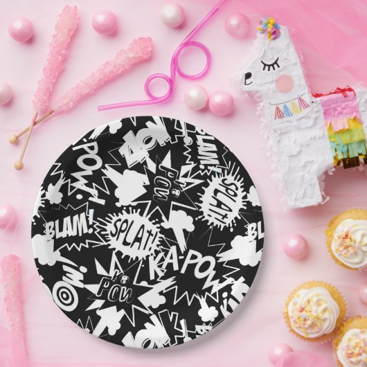 Comic Pappteller (Party)