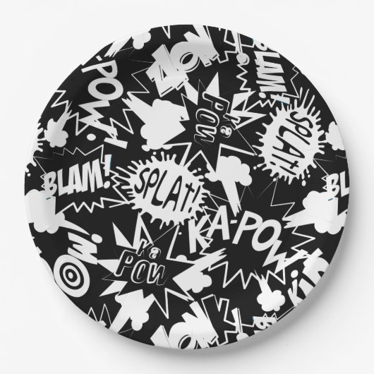 Comic Pappteller (Vorderseite)