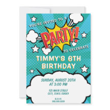 Comic PARTY buchen! Einladung