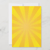 Comic PARTY buchen! Einladung (Rückseite)