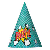 Comic PARTY buchen! Hut Partyhütchen (Vorderseite)