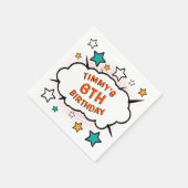 Comic PARTY buchen! Servietten (Ecke)