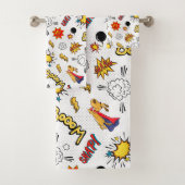 Comic Pattern  Badhandtuch Set (Insitu)