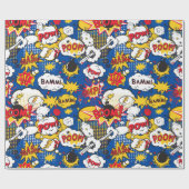 Comic Pattern Geschenkpapier (Flach)