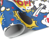 Comic Pattern Geschenkpapier (Rolleneckpunkt)
