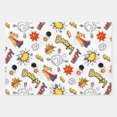 Comic Pattern Geschenkpapier Set (Vorderseite)
