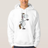Comic Pferd Hoodie (Vorderseite)