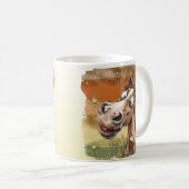 Comic-Pferd Kaffeetasse (VorderseiteRechts)