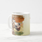 Comic-Pferd Kaffeetasse (Vorderseite Links)