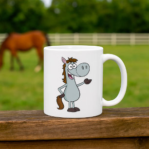 Comic-Pferd Kaffeetasse