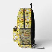 Comic Pop Art Bedruckter Rucksack (Rechts)
