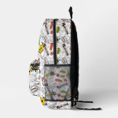 Comic Pop Art Bedruckter Rucksack (Rechts)