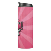 Comic Pop Art BOOM! Thermosbecher (Nach rechts gedreht)