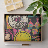 Comic Pop Art Decoupage Paper Love Strength Hope  Seidenpapier (Geschenk)