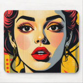 Comic Pop Art Mouse Pad Mousepad (Vorne)