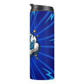 Comic Pop Art OH MEINE STERNE! Thermosbecher (Nach rechts gedreht)