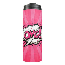 Comic Pop Art OMG! Thermosbecher