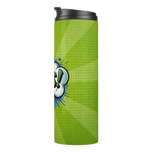 Comic Pop Art OOPS! Thermosbecher (Nach rechts gedreht)