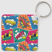 Comic Pop Art Schlüsselanhänger (Rückseite)