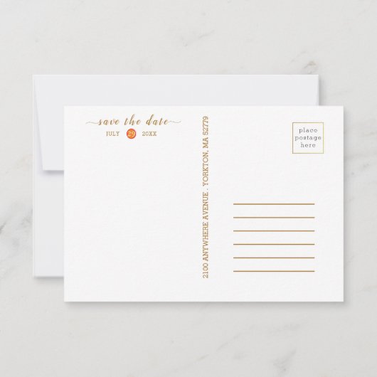 Comic Pop Art Speech Bubble Retro Save the Date (Rückseite)