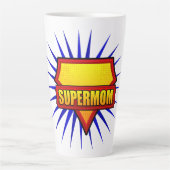 Comic Pop Art Super Mama Milchtasse (Vorderseite)
