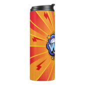 Comic Pop Art WOW! Thermosbecher (Nach links gedreht)