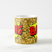 Comic Pop Art Yellow BANG Neuartiger Funny Caffee Kaffeetasse (Mittel)