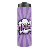 Comic Pop Art YIKES! Thermosbecher (Vorderseite)