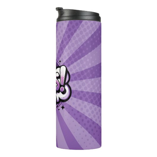 Comic Pop Art YIKES! Thermosbecher (Nach rechts gedreht)