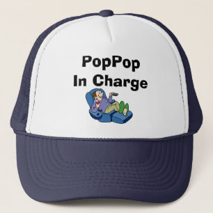Comic PopPop, PopPop verantwortlich Truckerkappe