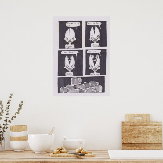 Comic Poster (Küche)